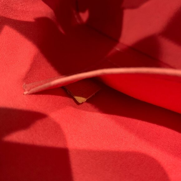 【9.28】#1 Preowned Value $850 Lv Orange vernis Alma bb with strap Sku#85963 - Picture 7 of 9